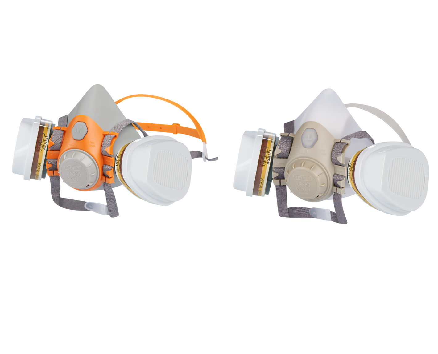 Halbmaske mit Filter Baumaske Atemschutz Feinstaubmaske mit Ventil für Asbest und KMF ProSafe EN 149