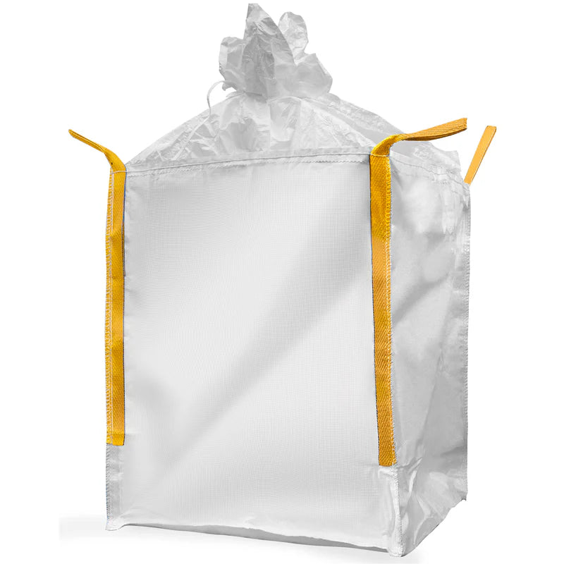 Big Bag 90x90x110cm 1250kg extra stark 1m³ Transportsack Entsorgungssäcke FIBC Gartensack beschichtet mit Schürze