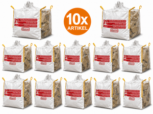 10er set Big Bag BB-M90Transparent