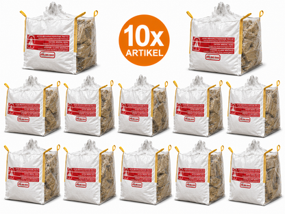 10er set Big Bag BB-M90Transparent