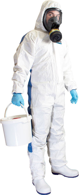 10 Stück Cool 65 Schutzoverall CAT.III Typ 5/6 - Vorne dicht, hinten atmungsaktiv - Asbest KMF Mineralwolle Lackier- und Maleroverall Renovierung