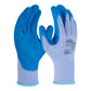 Hi5 X Basic Handschuhe 2131X blau Latexbeschichtung mit Knitterstruktur