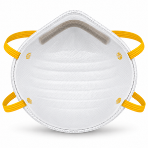 FFP1 NR Feinstaubmaske ohne Ausatemventil, Muschelform, weiß