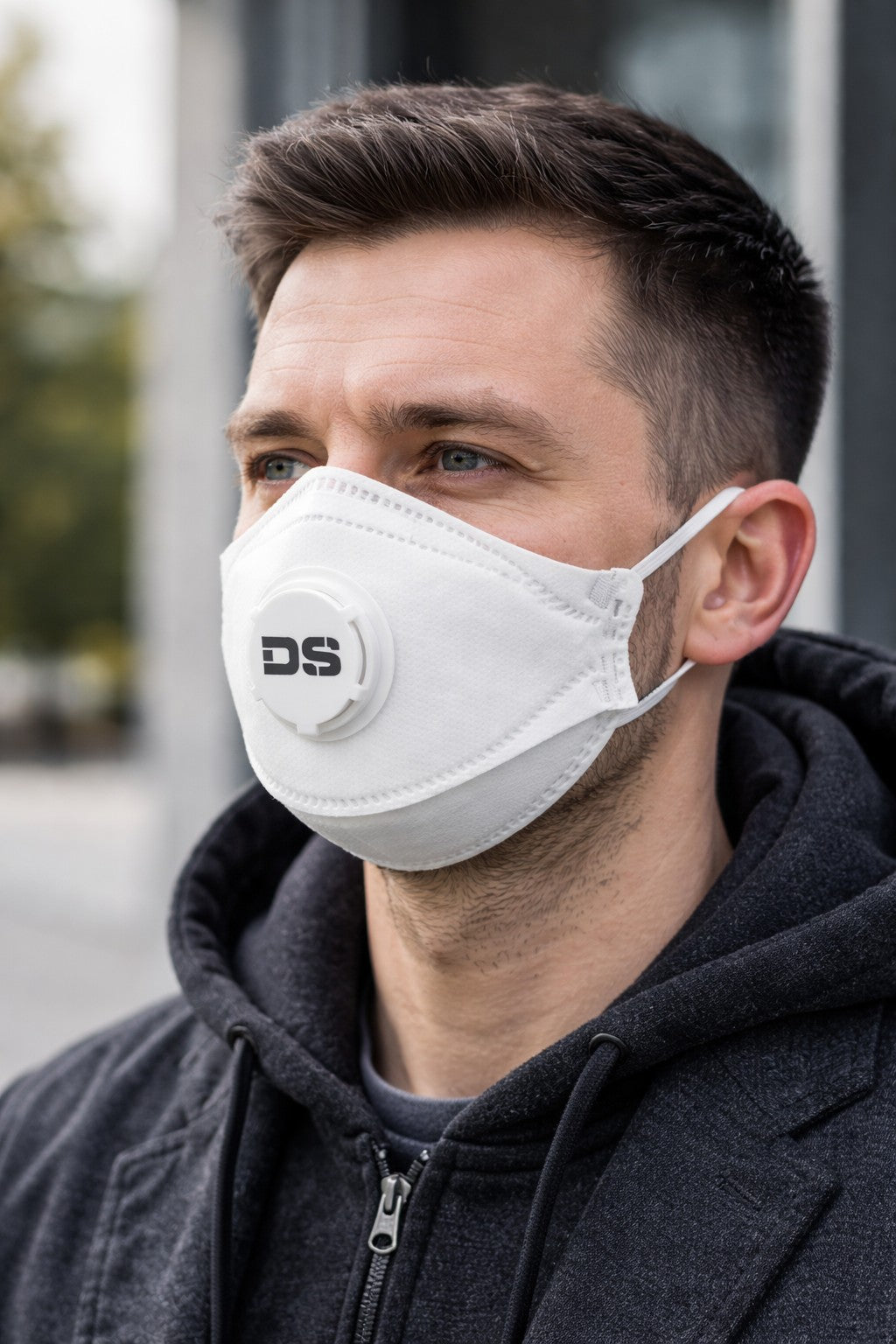 FFP3 NR Feinstaubmaske mit Ausatemventil, Fish-Snap-Ausführung