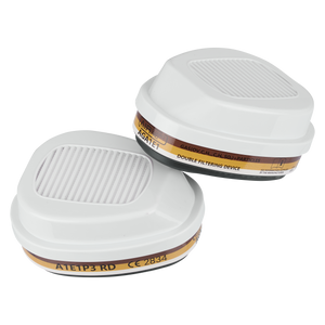 Filter für Halbmaske und Vollmaske – AirGuard Pro® Kombifilter A1E1P3 R D (Paar) – zuverlässiger Schutz bei Asbest-, KMF- und Schadstoffarbeiten