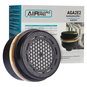 Filter AGA2E2 P3 Gasfilter Partikelfilter für Vollmaske RD40 EN143-2021 AirGuard Pro® AG700 zuverlässiger Schutz bei Asbest-, KMF- und Schadstoffarbeiten