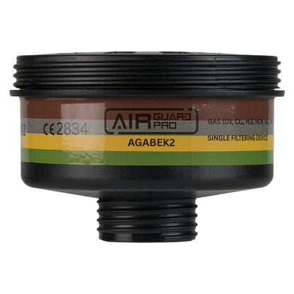 AirGuard Pro® Gasfilter A2B2E2K2 für Vollmaske AG700