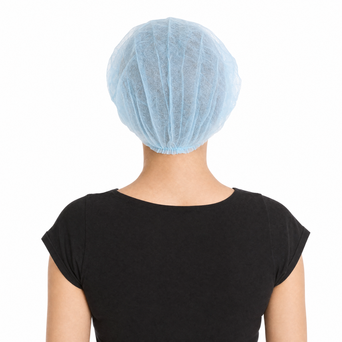 Einweg Baretthaube aus PP-Vlies - blau | 54cm