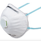 Kit di protezione sul lavoro tuta protettiva + maschera antipolvere FFP2 + guanti da lavoro tuta da imbianchino maschera da costruzione con valvola ristrutturazione demolizione