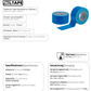 18x ProSafe Chemieklebeband Naturkautschuk 72mm breites Premium Tape 50m Gewebeklebeband blau 1VE=18Stk.