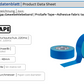 24x ProSafe 50m Chemieklebeband Naturkautschuk 48mm breites Premium Tape Gewebeklebeband blau 1VE=24Stk.