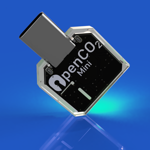 Mini Handy CO2 Sensor mobiler Sensor Führer Luftqualitätssensor für USB-C mit RGB Ampel