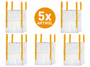 Big Bag 45x45x60cm 500kg Capacità di carico Sacchi Big Bag non rivestiti Big Pack FIBC