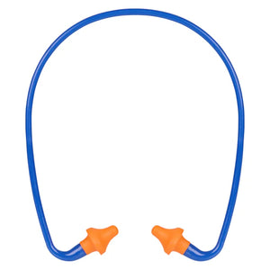 10x Protezione acustica ad archetto in silicone blu/arancione SNR 29dB Tappi per le orecchie Protezione uditiva Riutilizzabili SNR 29dB