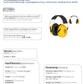 Protezioni acustiche Cuffie antirumore Protezioni per le orecchie EarProtect SNR 31 dB, comode e robuste per il cantiere