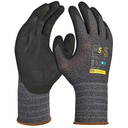 Hi5 X Super S Handschuhe 4131X schwarz raue Nitrilbeschichtung