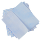 Universelles Reinigungstuch 35×35 cm – Hochabsorbierendes Wischtuch aus Zellstoff-PP-Verbund, blau