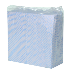 Universelles Reinigungstuch 35×35 cm – Hochabsorbierendes Wischtuch aus Zellstoff-PP-Verbund, blau