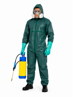 Kit di protezione amianto: Tuta protettiva + Maschera antipolvere FFP3 + Occhiali protettivi + Guanti da lavoro Tuta da imbianchino Maschera con valvola Amianto Lana minerale Lavori di demolizione e risanamento