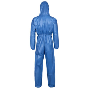 10x Asbestanzug CAT.III Typ 5B 6B Schutzanzug Maleranzug ProSafe®2 Schutzoverall Einwegoverall Asbestsanierung KMF Dämmwolle Sanierung Blau