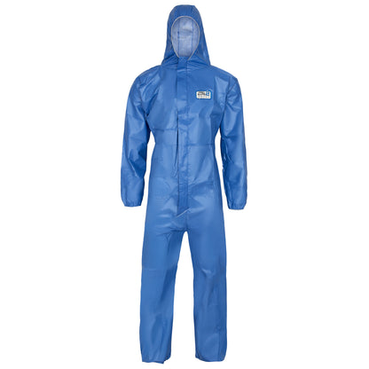1x Asbestanzug CAT.III Typ 5B 6B Schutzanzug Maleranzug ProSafe®2 Schutzoverall Einwegoverall Asbestsanierung KMF Dämmwolle Sanierung Blau