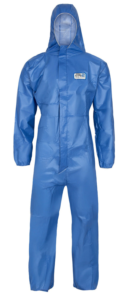 1x ProSafe®2 Asbestanzug weiss Schutzanzug für Asbestsanierung KMF Abbrucharbeiten Maleranzug BLAU CAT.III Typ 5B 6B