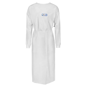 50 x ProSafe®2 Einweg Schutzkittel 150 cm lang Rückenbindung EN 14126 Farbe weiss Kat I