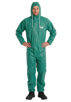ProSafe® PVC Chemikalienschutzanzug – grün | Typ 3B/4B/5B/6B