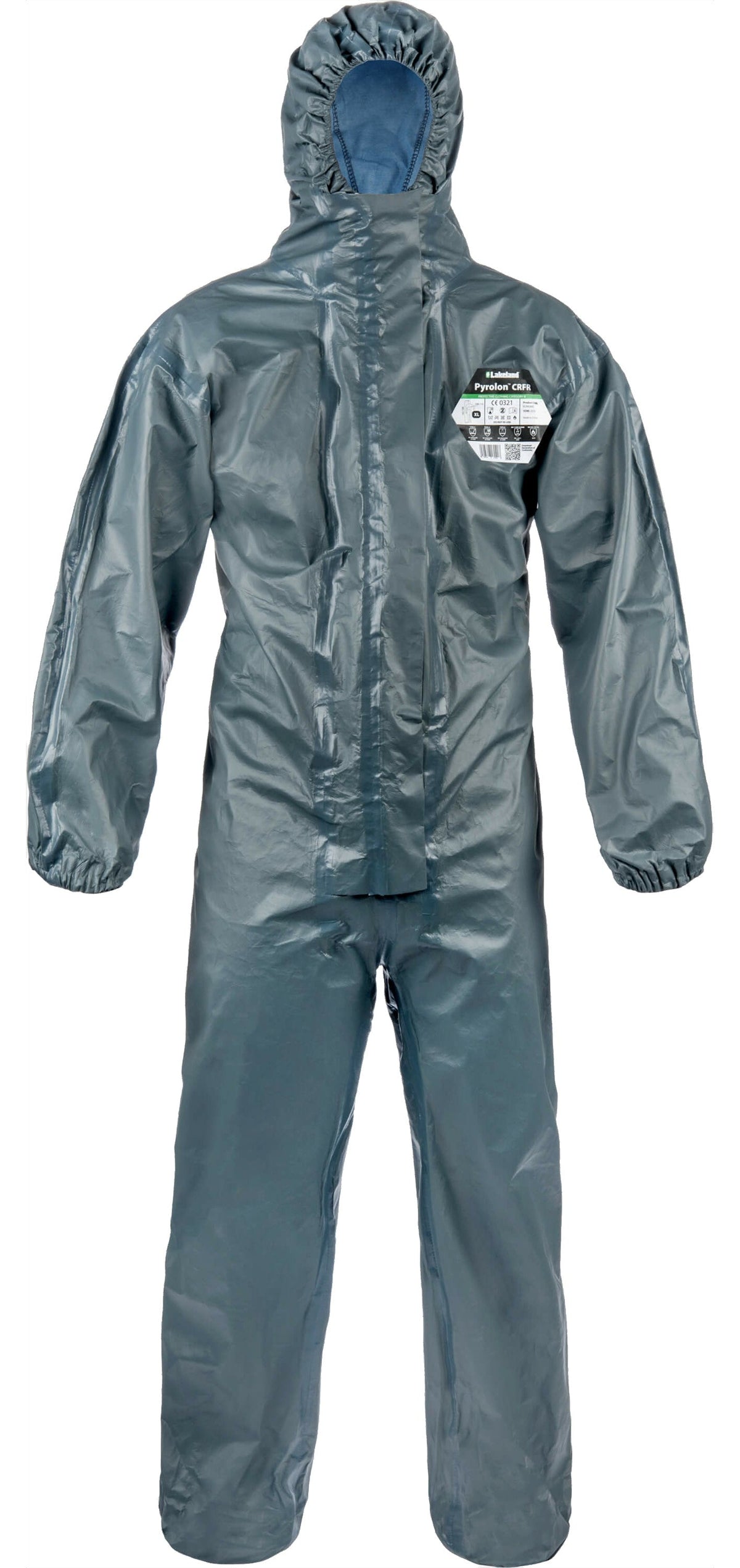 Pyrolon® CRFR Schutzoverall, Typ 3, 4, 5, 6 - grau CE Kat. III