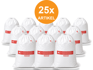 25x Mineralwolle Säcke 140x220cm KMF – volles Bündel