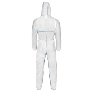 10x Asbestanzug Maleranzug Schutzanzug CAT.III Kat.3 Typ 5+6 Einweganzug Maleranzug Einwegoverall Asbest KMF Dämmwolle weiß