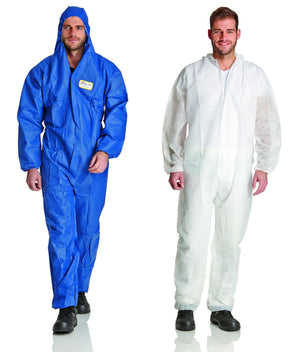 Kit di protezione sul lavoro tuta protettiva + maschera antipolvere FFP2 + guanti da lavoro tuta da imbianchino maschera da costruzione con valvola ristrutturazione demolizione