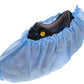 50x PP-Überschuhe ohne Gummisohle 38 × 16,5 cm CE CAT.I Asbest Überziehschuhe 40 g/qm niedrig weiß blau